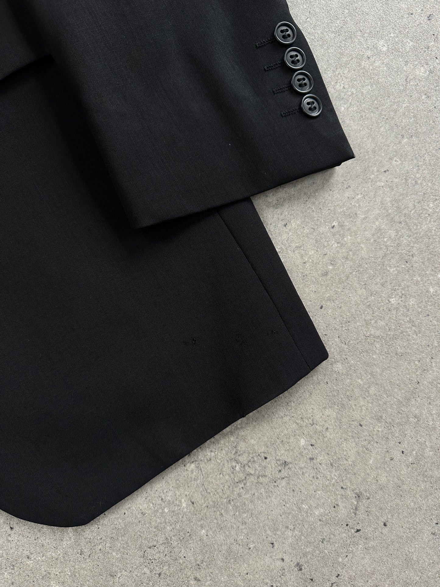 Yves Saint Laurent Pour Homme 1990s Pure Wool Single Breasted Blazer - 40L/XL