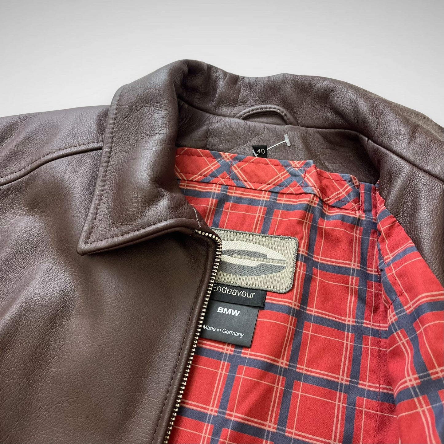 BMW ‘Endeavour’ Leather Cropped Motor Jacket (2000s)