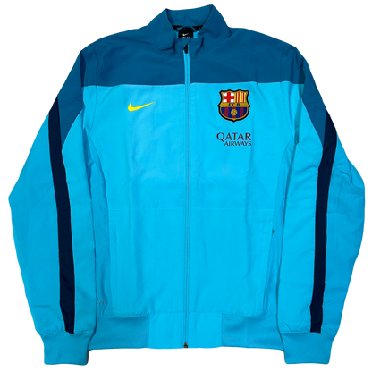 Nike Barcelona 2013/14 Tracksuit In Blue & Navy ( M )