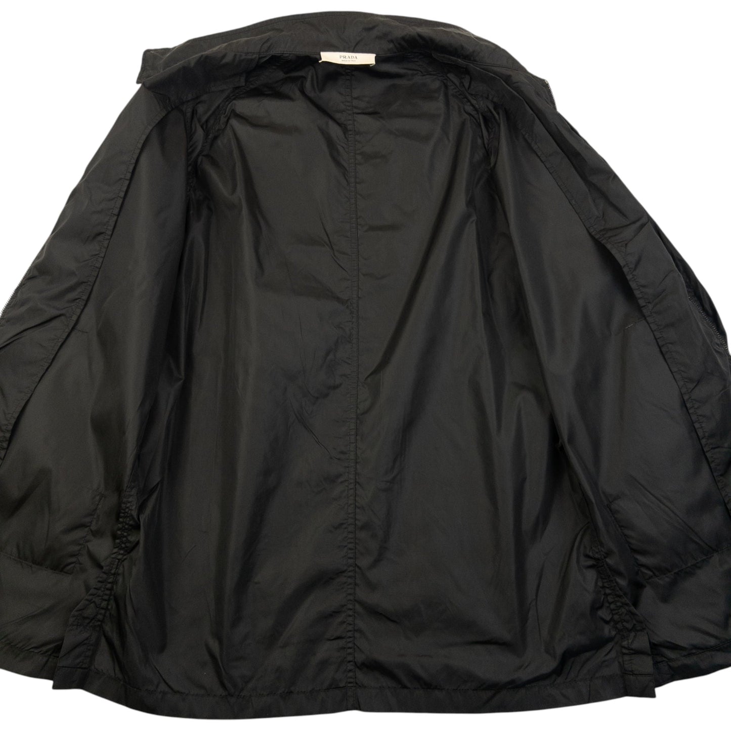 Vintage 2000s Prada Lightweight Zip Up Jacket Size S | Small, Black