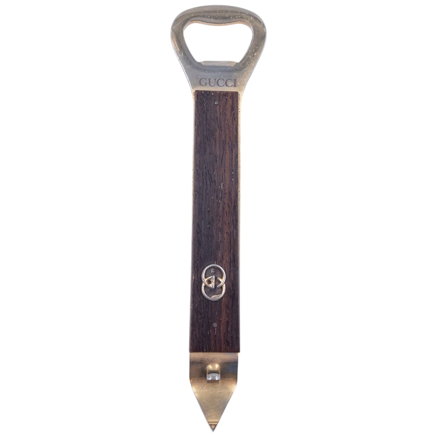 Vintage 80s Gucci Bottle Opener | O/S, Brown