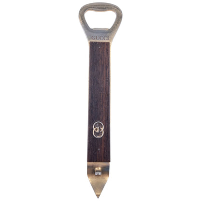 Vintage 80s Gucci Bottle Opener | O/S, Brown