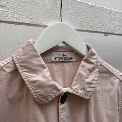 Stone Island Cotton Over Shirt (M) | Medium, Pink
