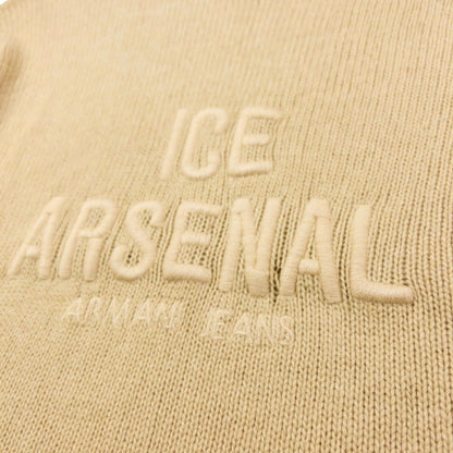Vintage 90s Armani Jeans Ice Arsenal Wool Knit Jumper Size M