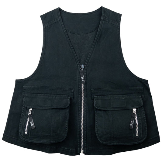 Vintage 90s Hai Sporting Gear By Issey Miyake Gilet Vest Size XS | XS, Black