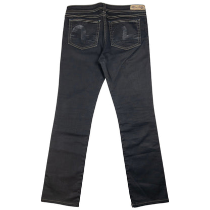 Vintage Puma X Evisu Double Gull Japanese Denim Jeans Size W35