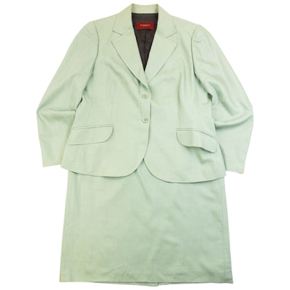Vintage 2000s Burberry Jacket & Skirt Suit Set Womens Size XL | XL, Green