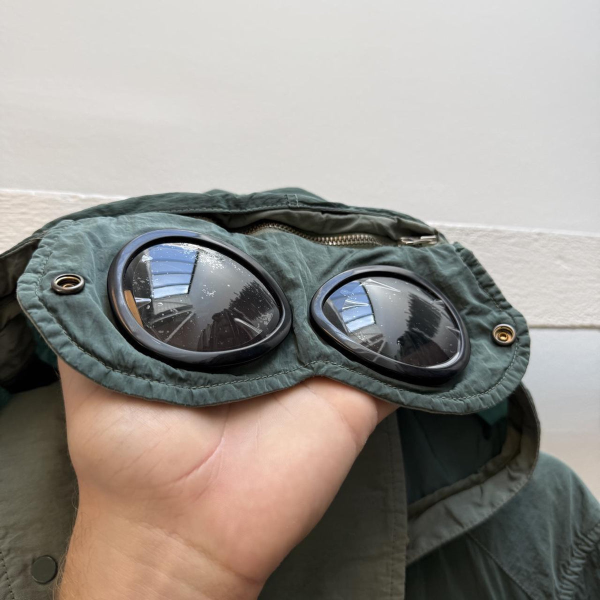 CP Company Multipocket Goggle Jacket (L/XL) | Large, Green