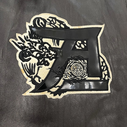 Avirex Leather Varsity Jacket - XXL