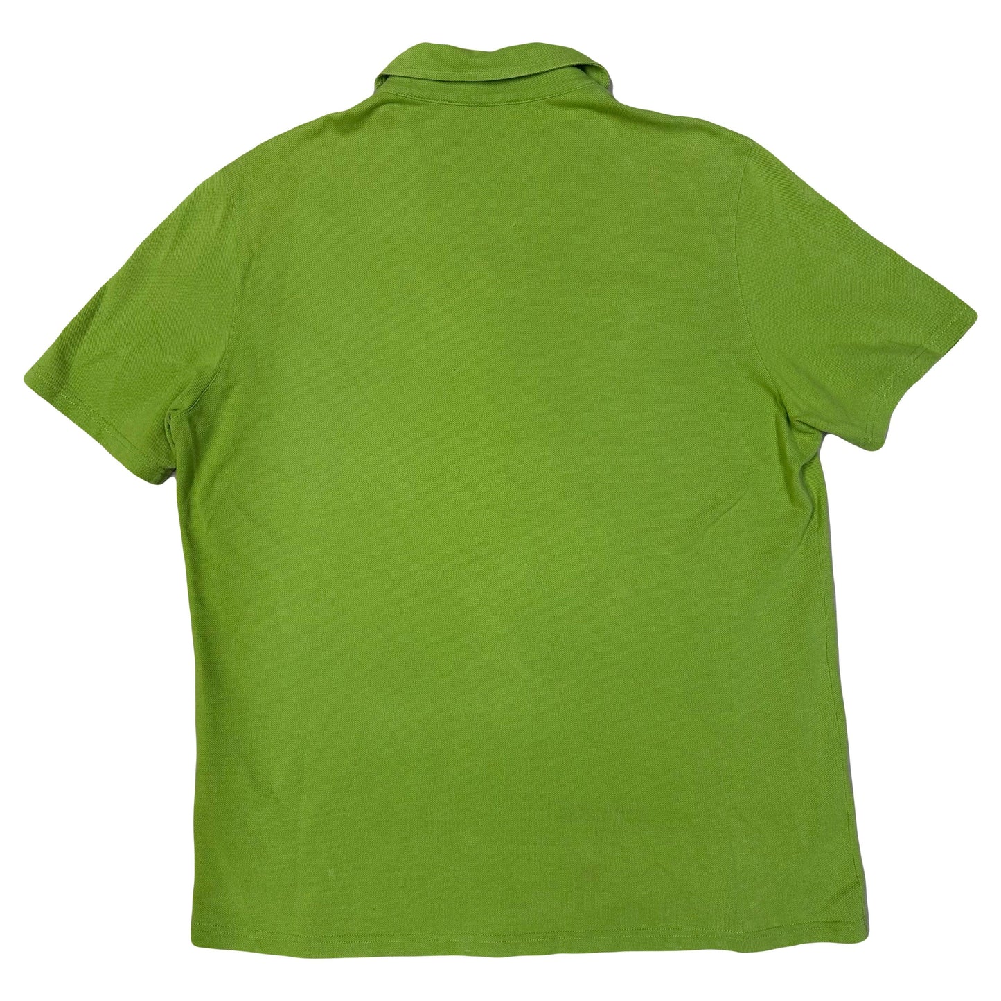 Prada Polo Shirt In Green ( XL )
