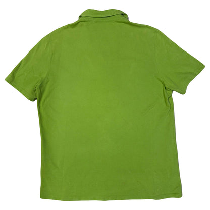 Prada Polo Shirt In Green ( XL )
