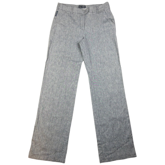 Vintage Armani Jeans Lightweight Linen Trousers Size W30