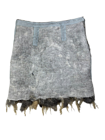 Handmade Avant Garde felt skirt