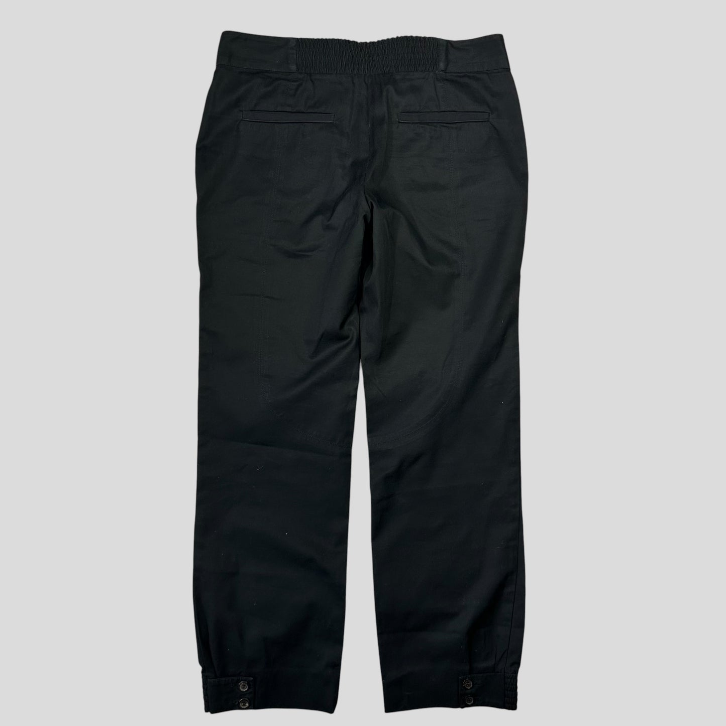Gucci by Tom Ford 2002 Panelled Black Smart Trousers - IT40 | Default Title, Black