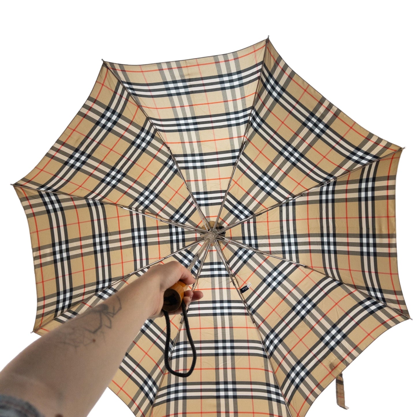 Vintage Burberry Nova Check Umbrella