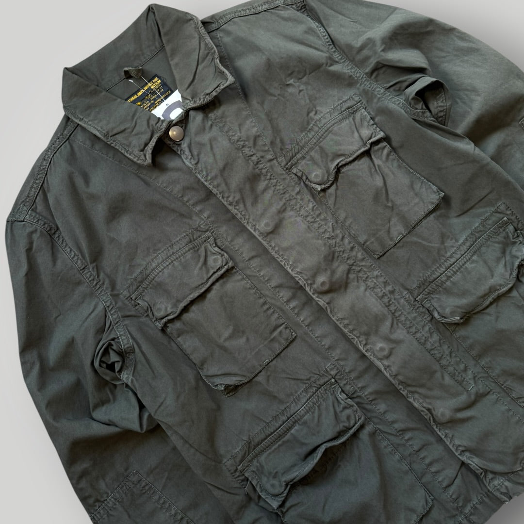 Beams Japan Multipocket Overshirt S/M | O/S, Olive