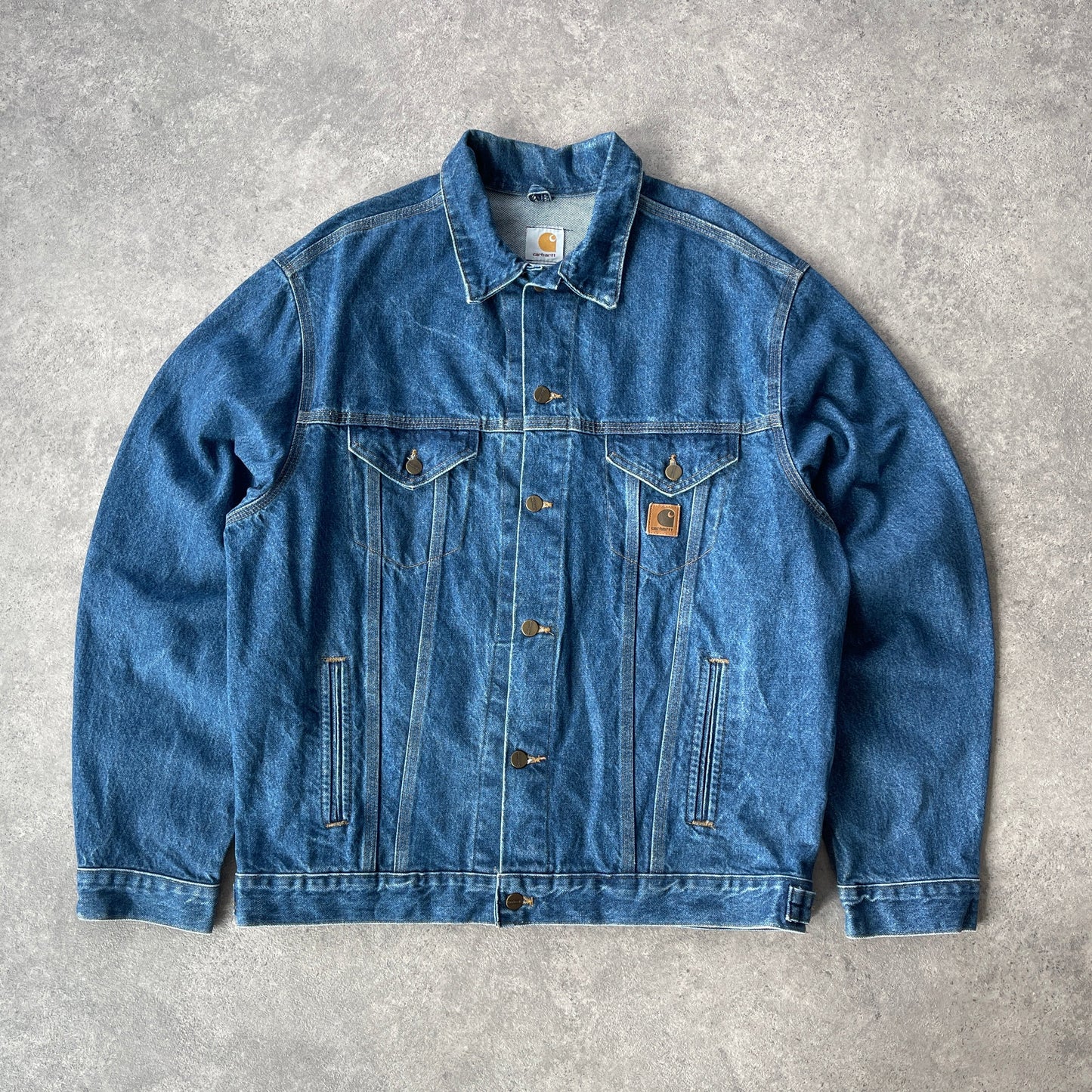 Carhartt 2006 J12 heavyweight denim Chore jacket (L)