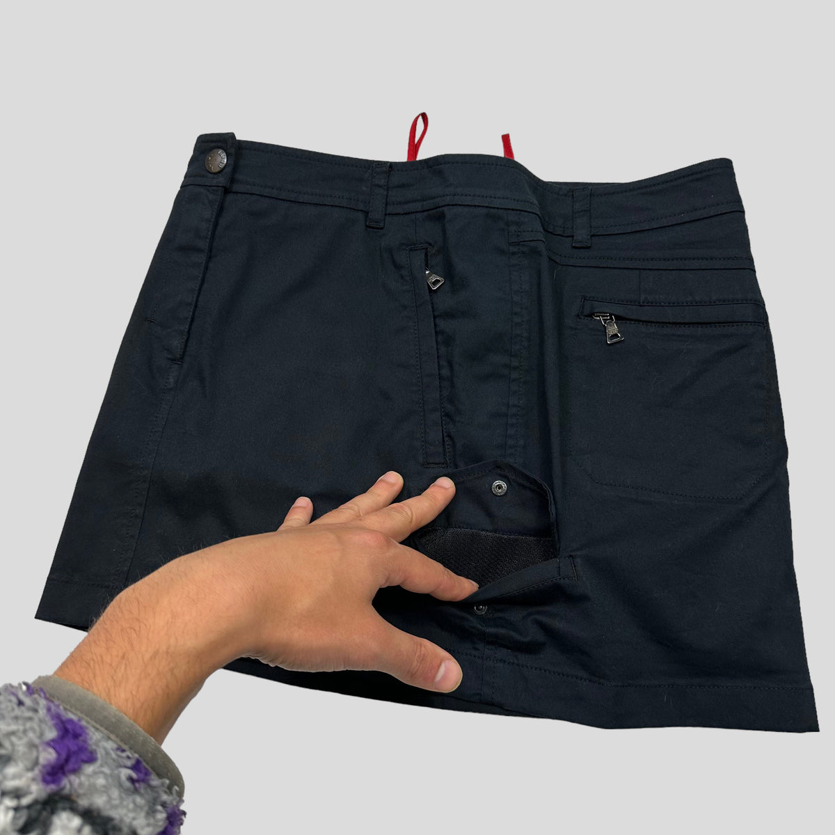 Prada Sport 00’s Multipocket Cargo Miniskirt - IT40 | O/S, Navy