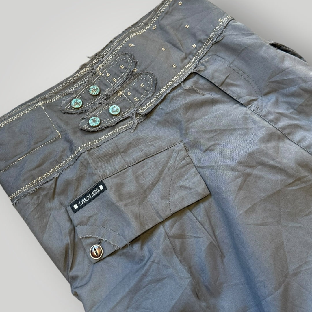 Marithé François Girbaud Midi Skirt S | O/S, Slate Grey