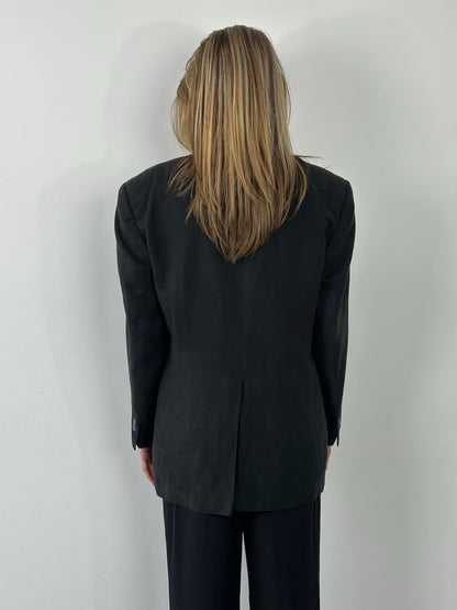Christian Dior Monsieur 1980s single-breasted blazer in size L/XL, tailored fit with classic lapels and vintage style.
