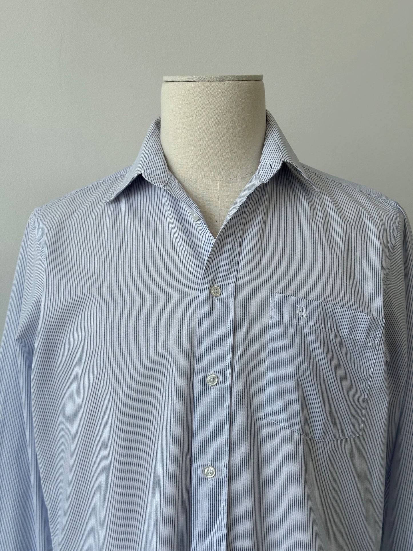 Christian Dior Monsieur 1990s Cotton Striped Shirt - XS