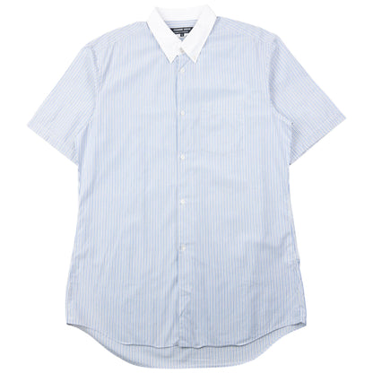 Comme Des Garçons HOMME DEUX Short Sleeve Button Up Shirt Size XL