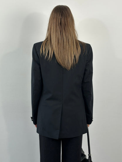 Yves Saint Laurent 1990s Pure Wool Tuxedo Blazer - 38R/M