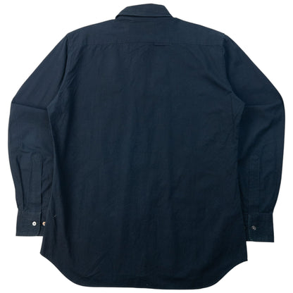 Vintage 90s Yohji Yamamoto D'Urban A.A.R Long Sleeve Button Up Shirt Size M | Medium, Black