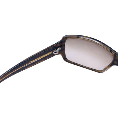 Vintage Burberry Nova Check Embossed Tortoise Shell Sunglasses