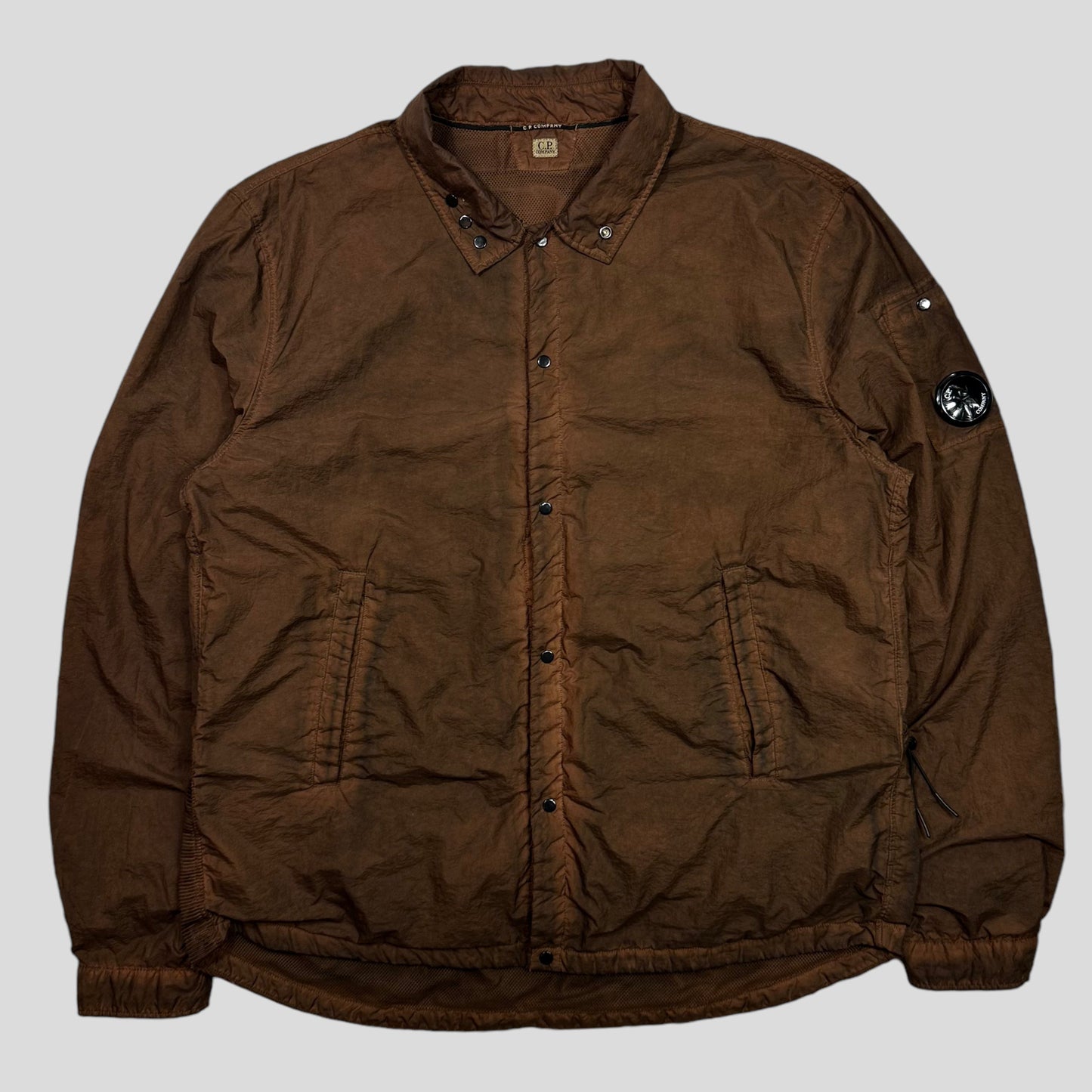 CP Company AW21 Re-colour Chrome Nylon Overshirt Jacket - L/XL