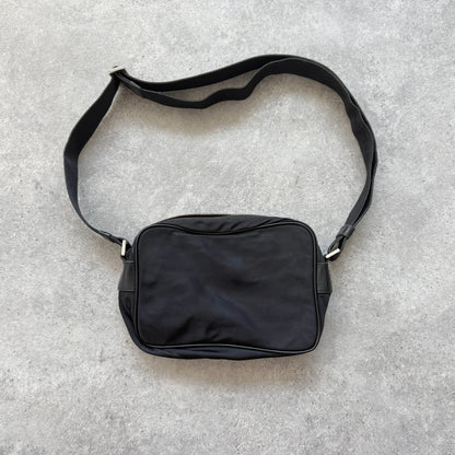 Prada Milano 2000s cross body nylon bag (10”x6”)
