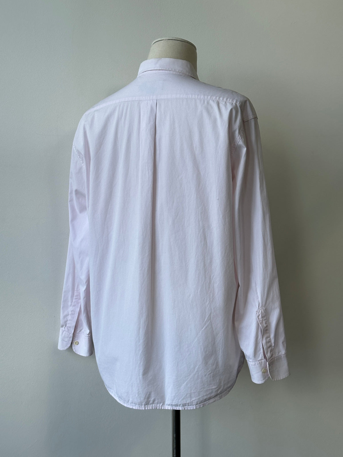 Ralph Lauren Polo 1990s Pure Cotton Logo Shirt - L