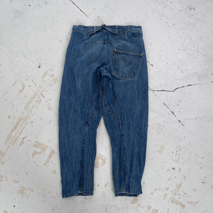 vintage levis engineered jeans | Blue, Red