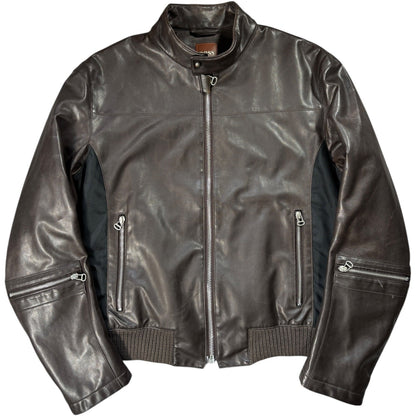 Hugo Boss Orange 00’s Faux Leather Panel Jacket M | Medium, Multicoloured