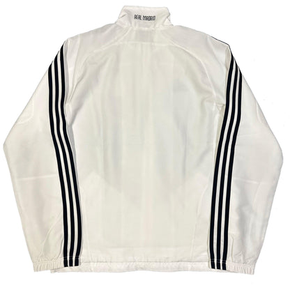 Adidas Real Madrid 2010/11 Tracksuit In White & Black ( M ) - Known Source