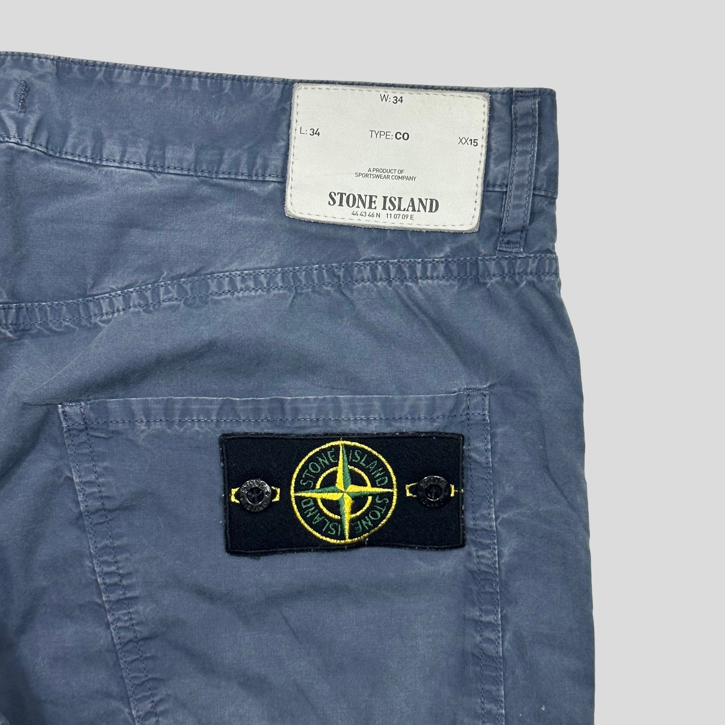 Stone Island SS10 Baggy Cotton Trousers - 34-36