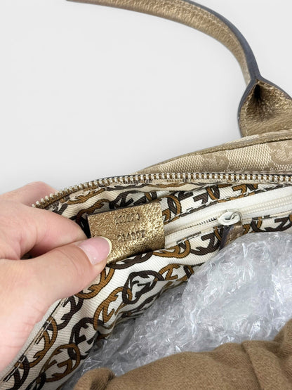 2000s Gucci GG Monogram Princy Handbag | O/S, Beige