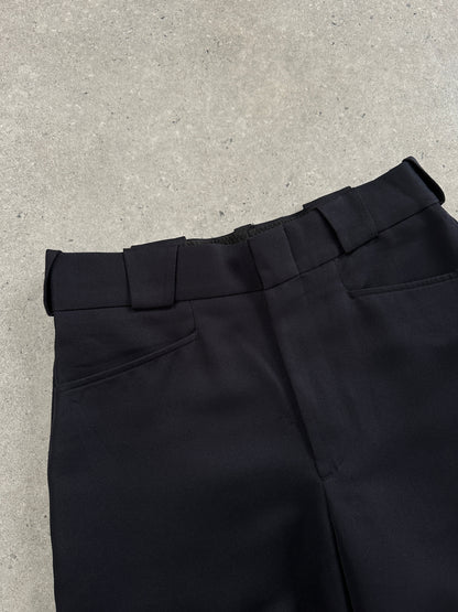 Vintage Straight Leg High Waisted Tailored Trousers - W28