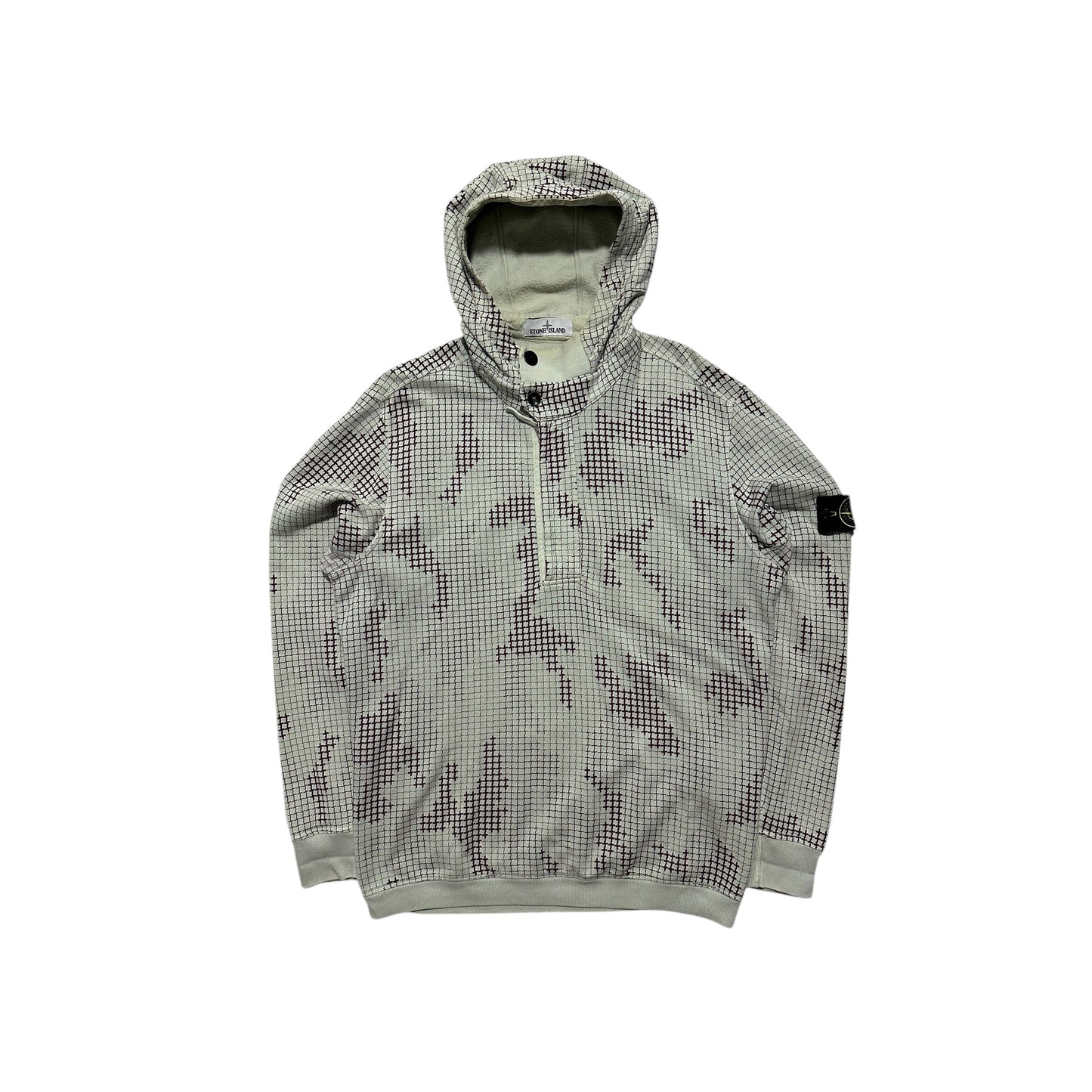 Stone Island 1/4 Zip Pullover Digital Camo Jumper