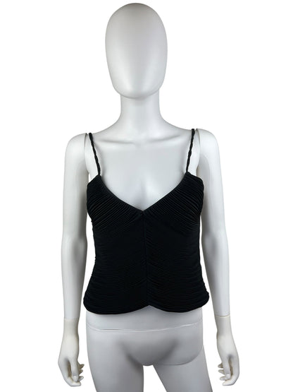 Emporio Armani pleat top | Black, Black