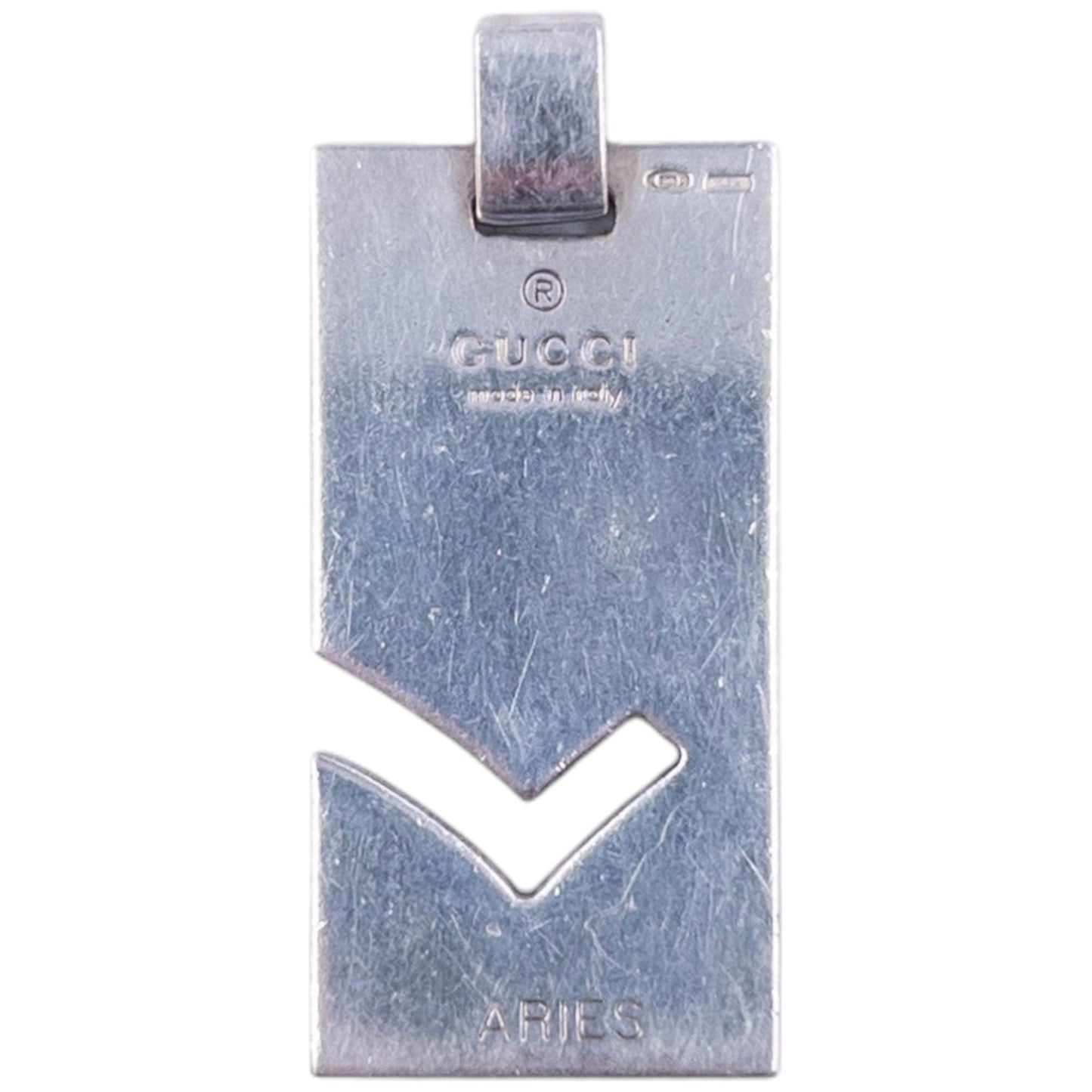 Vintage Gucci Silver Aries Pendant