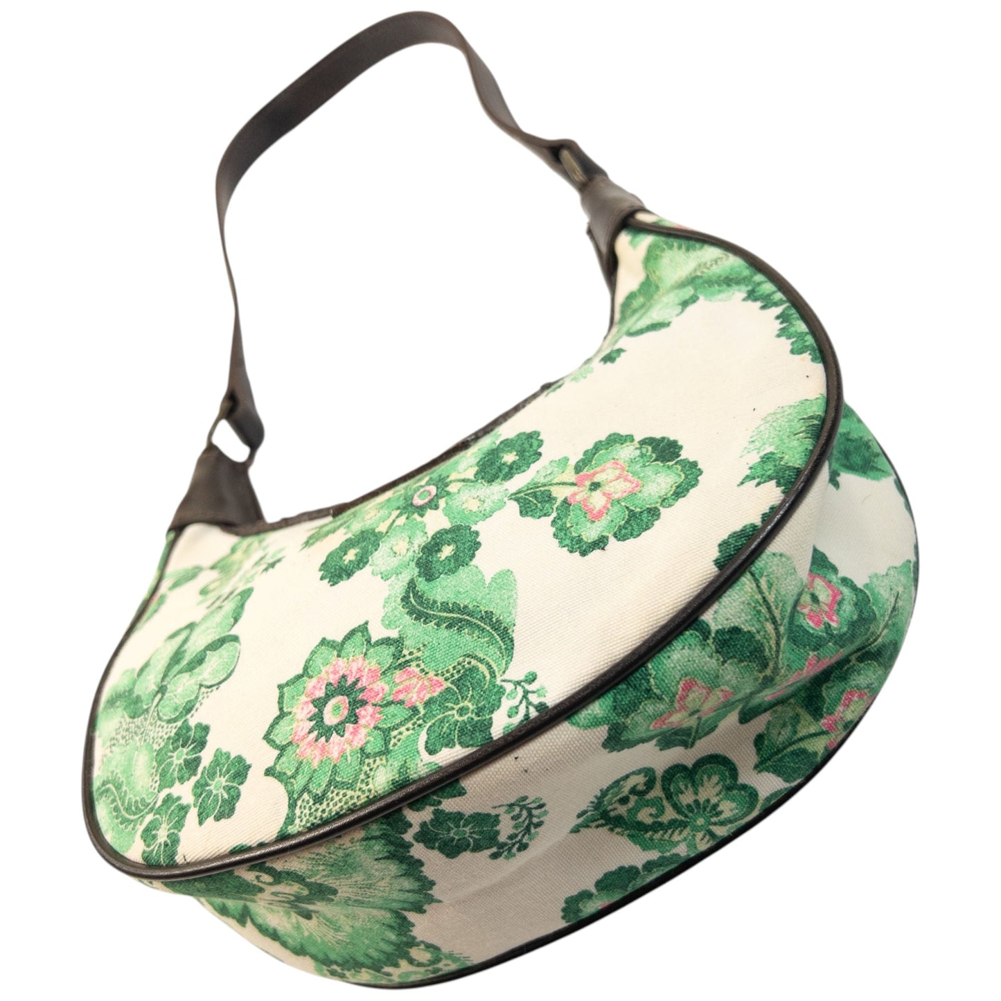 Vintage 2000s Burberry Floral Shoulder Bag | O/S, Green