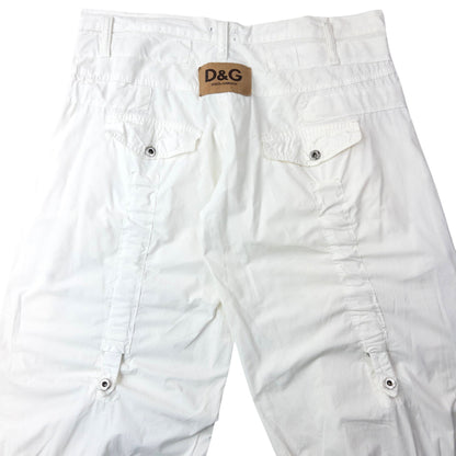 Vintage 2004 Dolce & Gabbana Adjustable Trousers Size W32 | W32, White