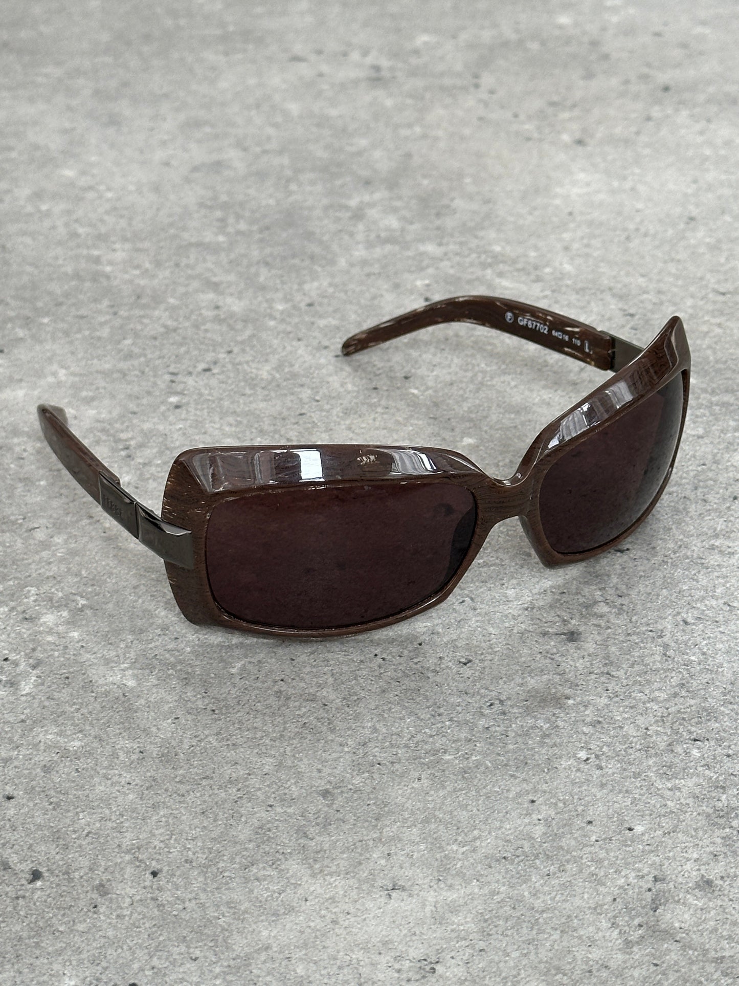 Gianfranco Ferrre 1990s Oversized Logo Sunglasses