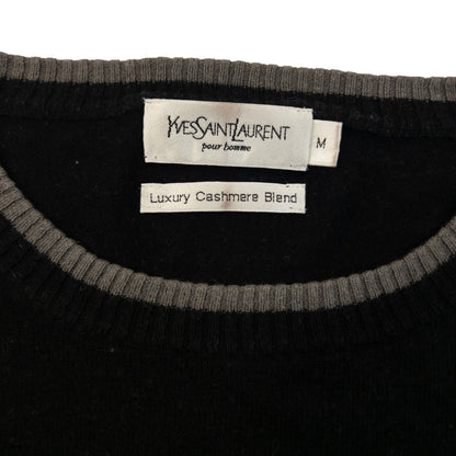 Vintage 2000s YSL Yves Saint Laurent Cashmere Jumper Size M | Medium, Multicoloured