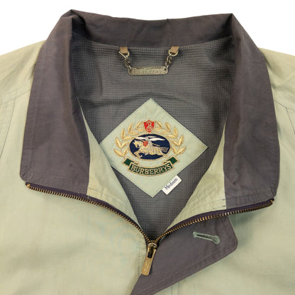 Vintage 90s Burberry Zip Up Jacket Size XS | XS, Green