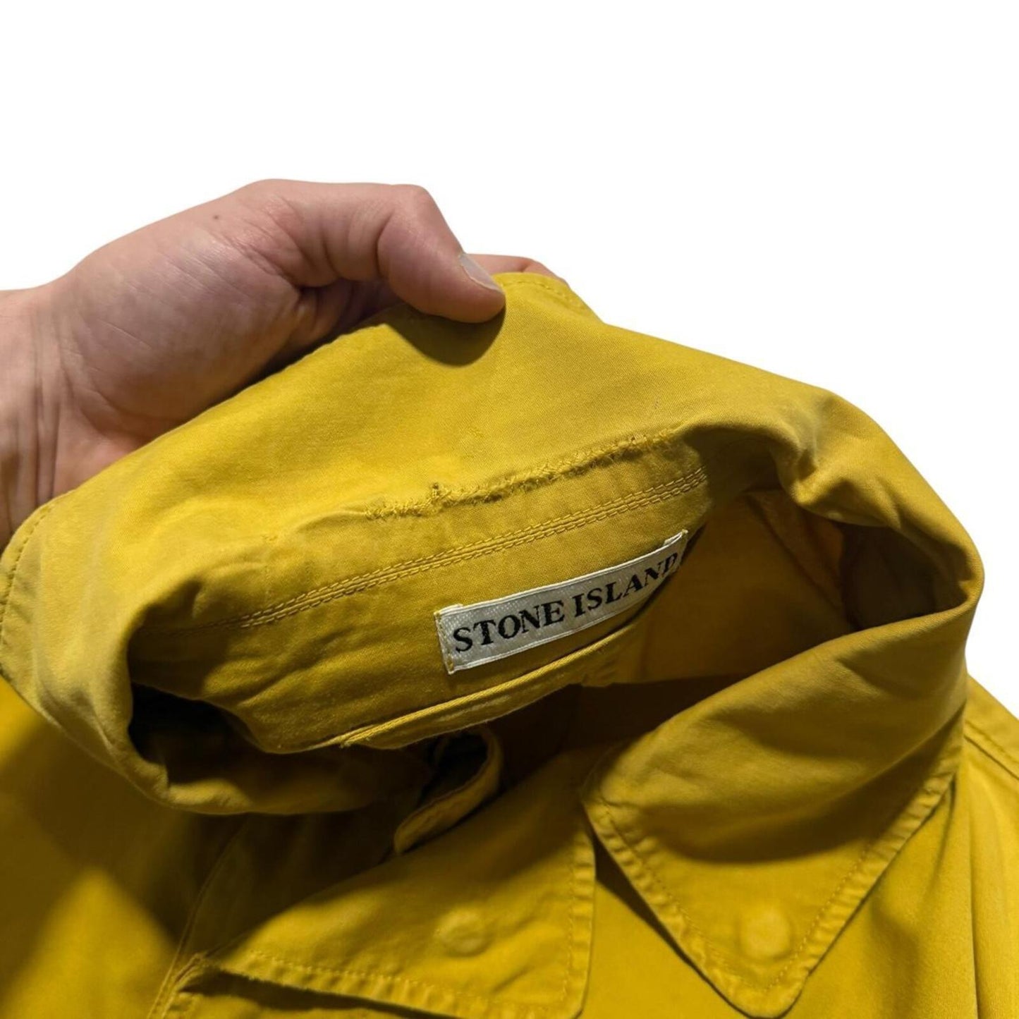 Stone Island S/S 1998 Raso Gommato Yellow | XL, Yellow