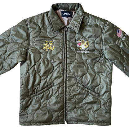 Avirex Quilted M65 Military Jacket - L