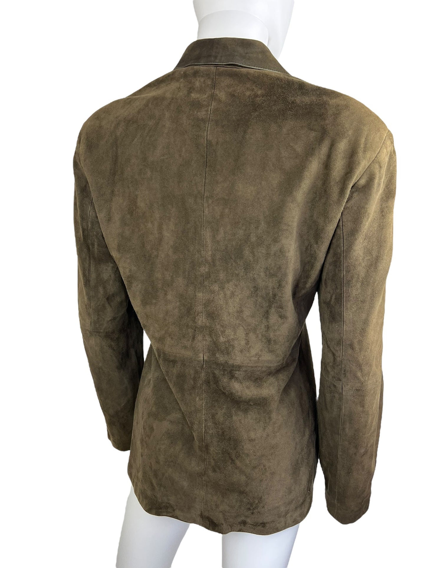 Emporio Armani suede jacket | Brown, Brown