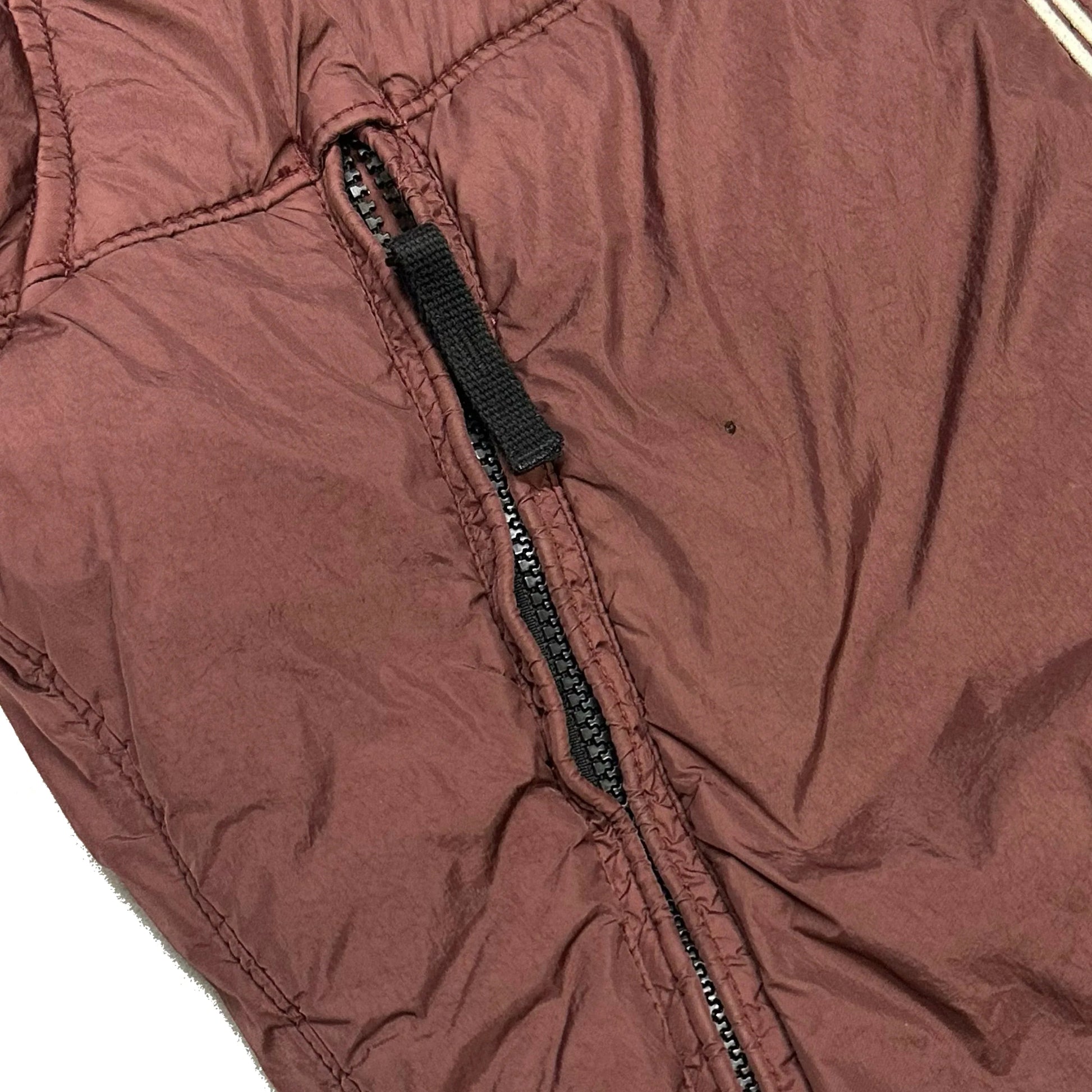 Stone Island Crinkle Reps NY Jacket in Burgundy (M) | Medium, Burgundy